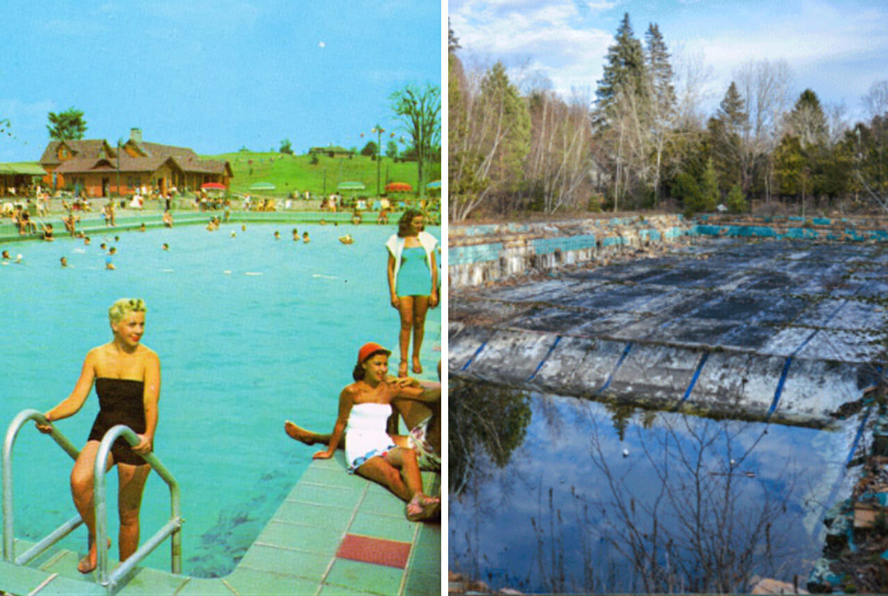 abandoned '60s resorts then and now
