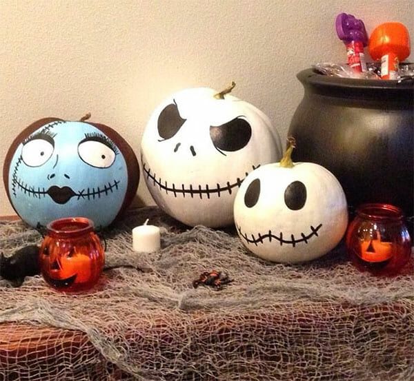 Awesome Painted Halloween Pumpkin Ideas So You Can Skip The Whole