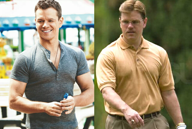 celebrities who gained weight for movie roles