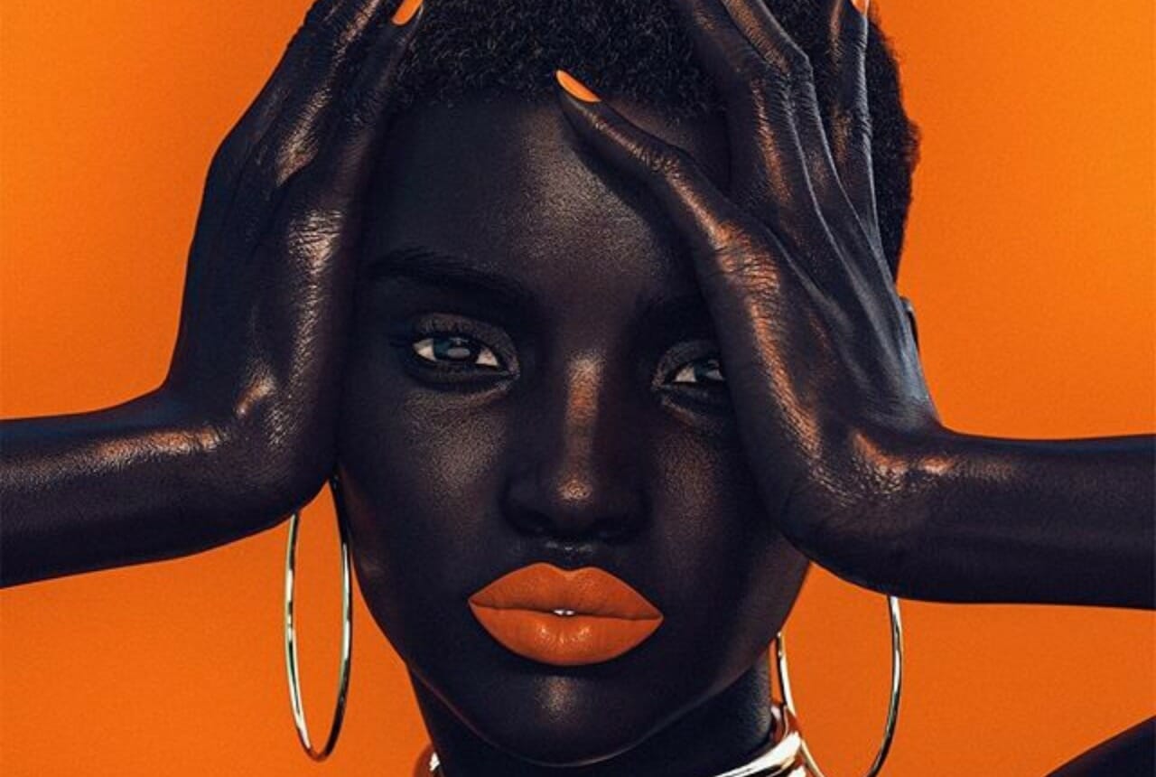 dark-skinned CGI model named Shudu