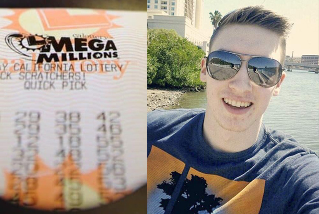 millennial kid wins a huge lottery jackpot