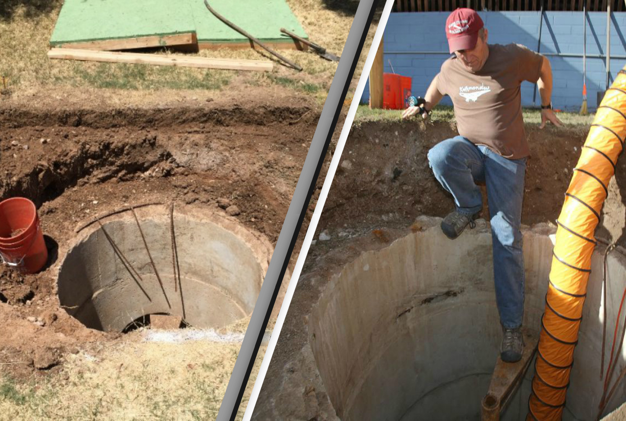this guy found a secret hatch in his backyard