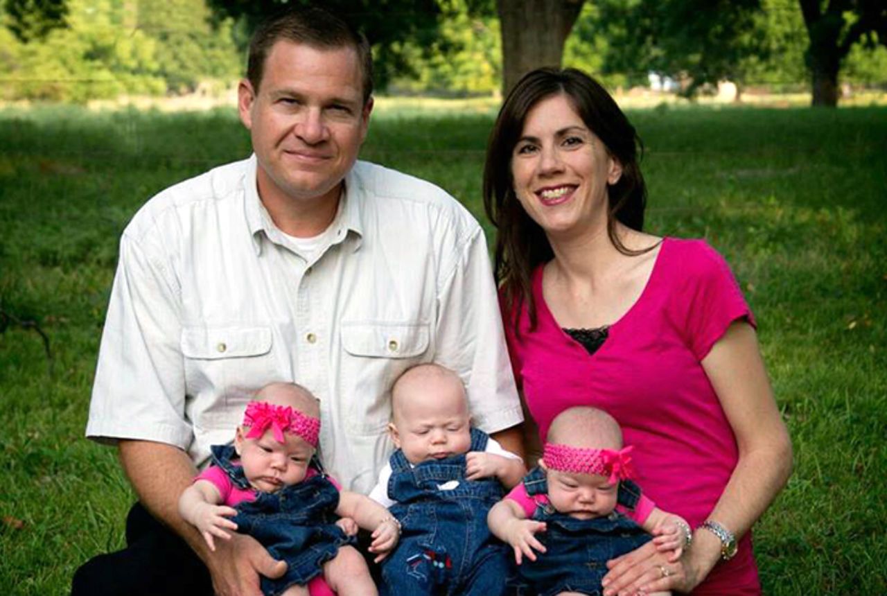 childless couple adopted three babies