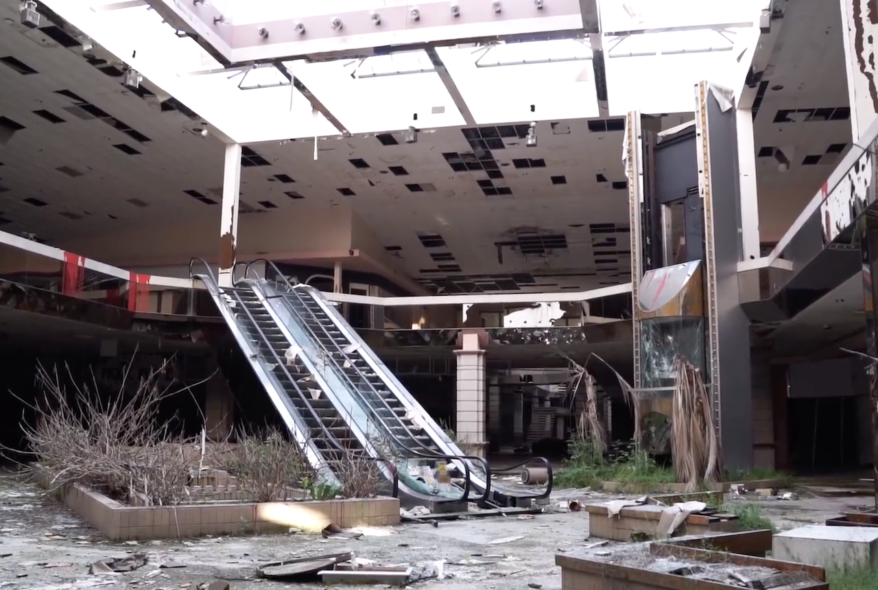 abandoned mall