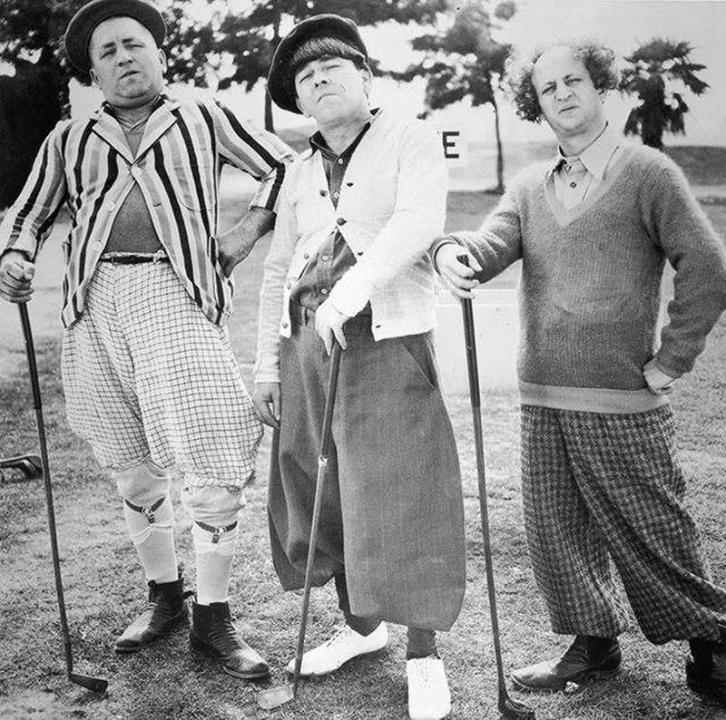 The Three Stooges Filming "Three Little Beers" .