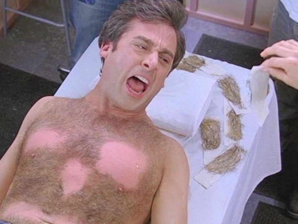 The Waxing Scene in "The 40-Year-Old Virgin" Wasn't a Stunt.