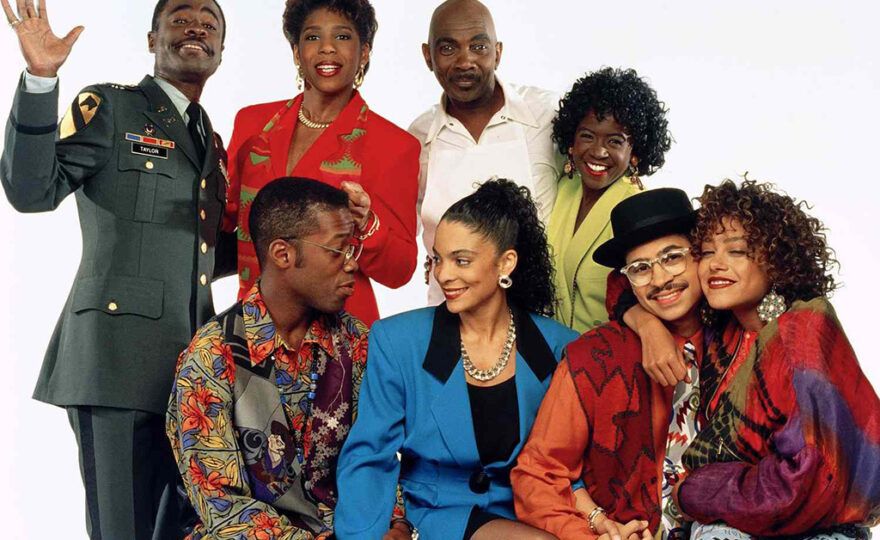 The cast of the NBC series "A Different World"