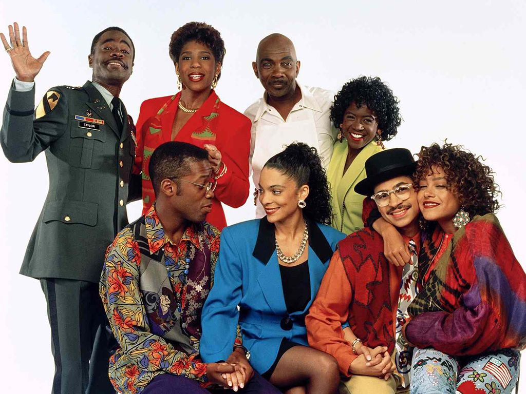 The cast of the NBC series "A Different World"