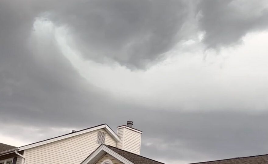 James Kelly captured tornado footage in Missouri