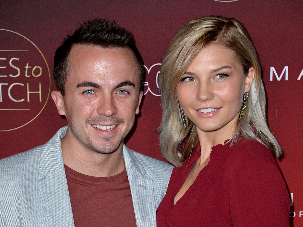 Frankie Muniz and his wife