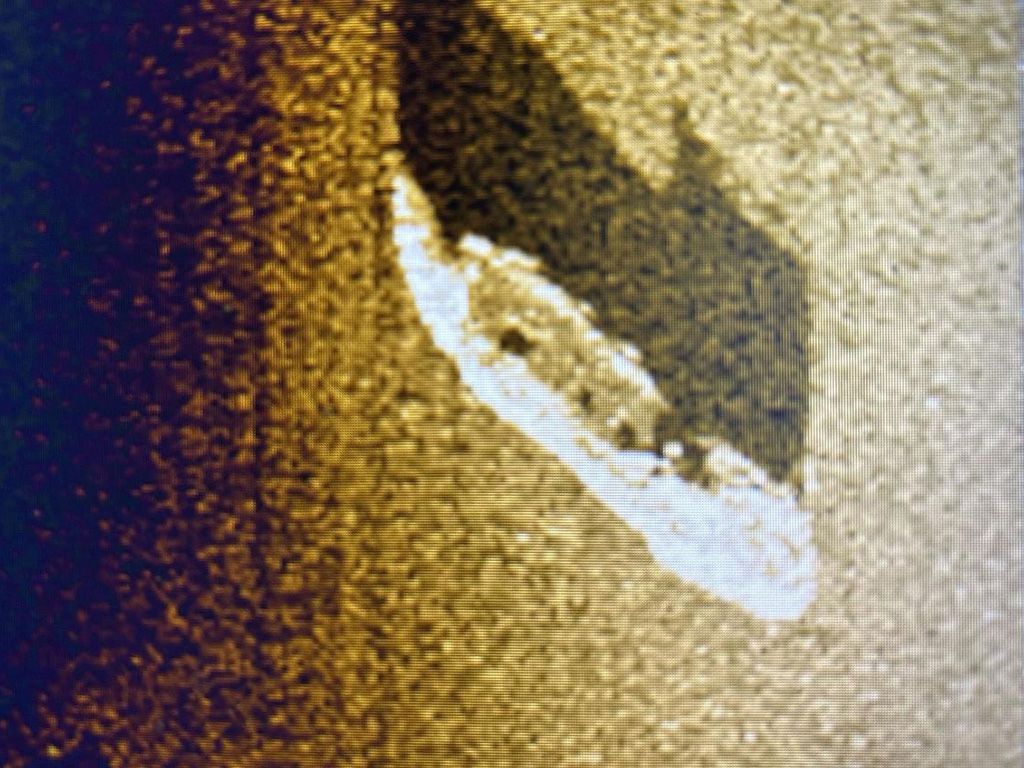 Shipwreck found by the Michigan Shipwreck Research Association