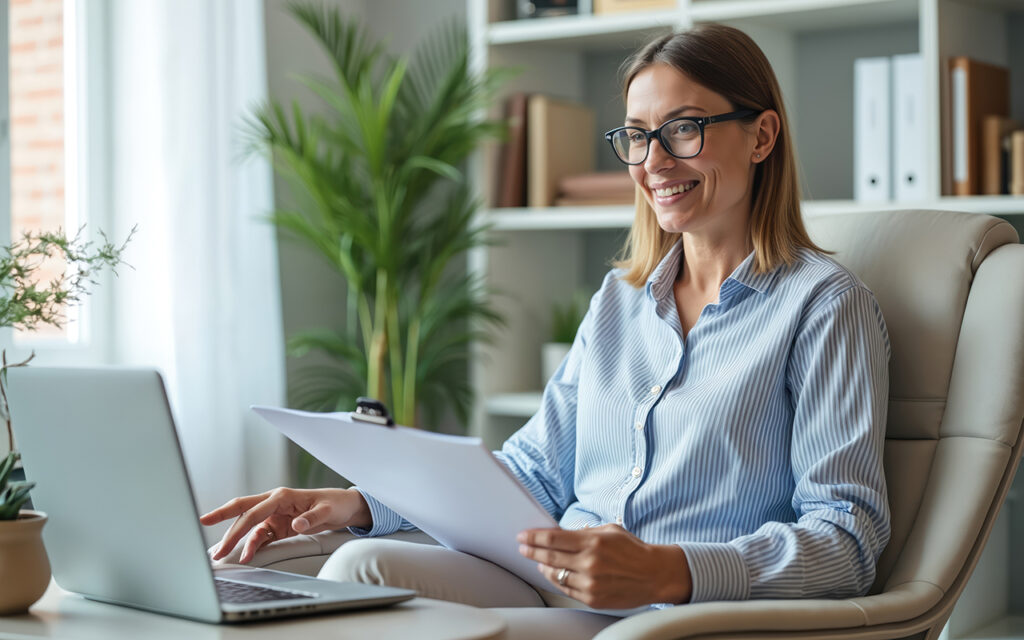 Doctor on a telehealth call
