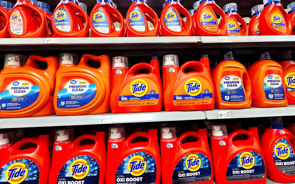 Tide laundry detergent