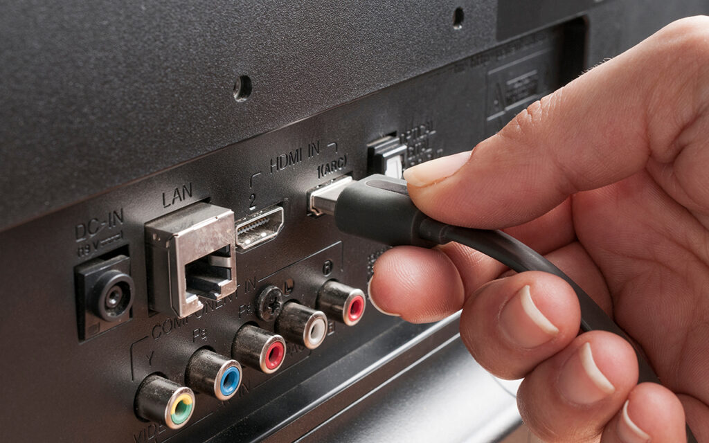 Television cable wires