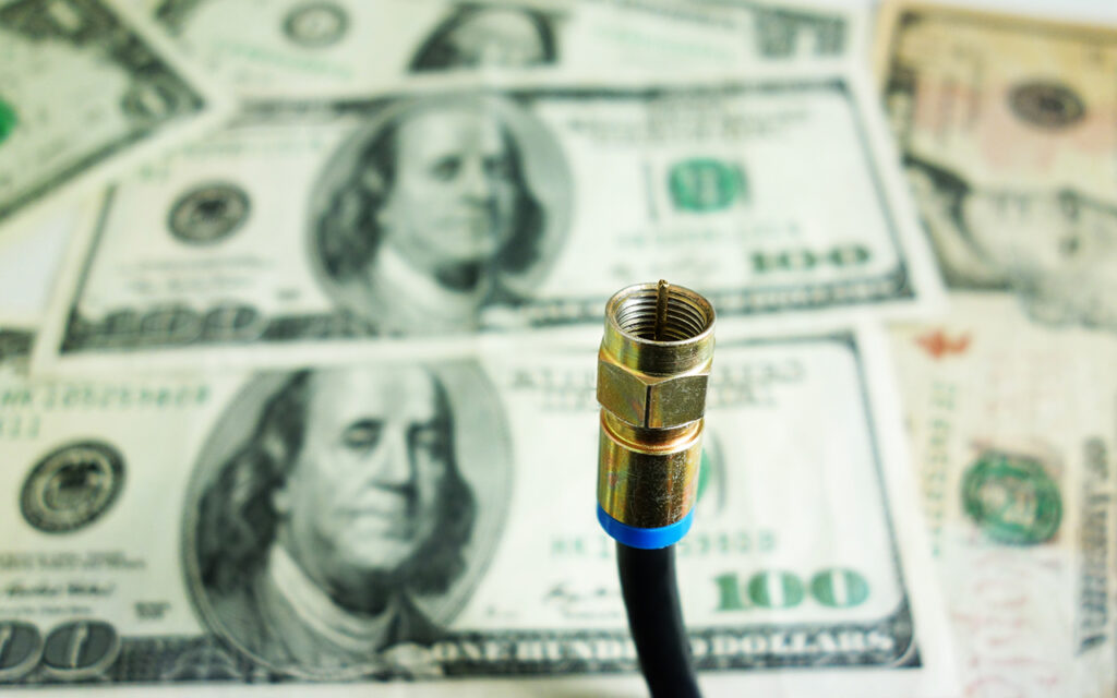 Cable wire and money