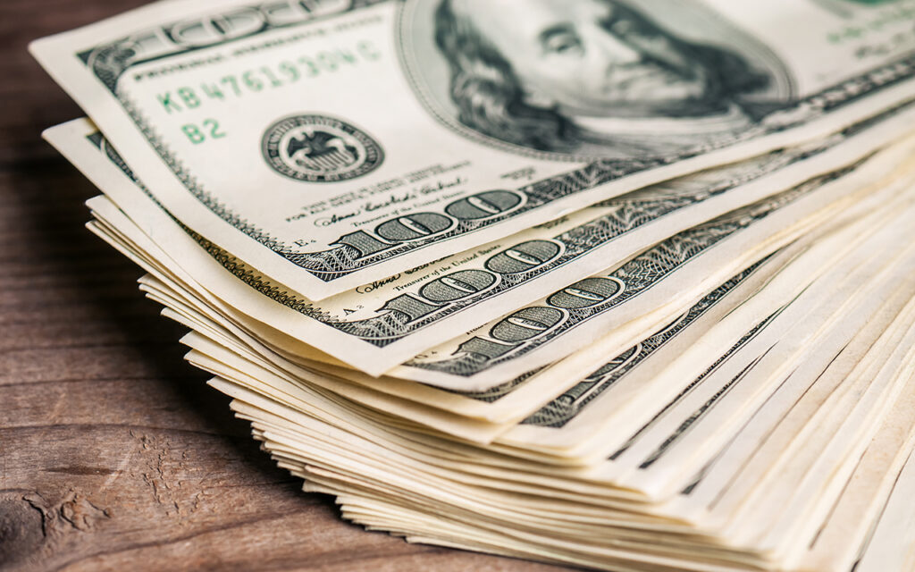 Pile of money