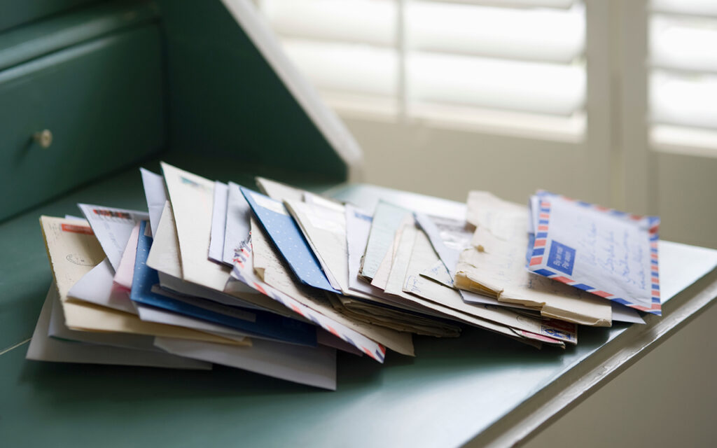 Pile of mail
