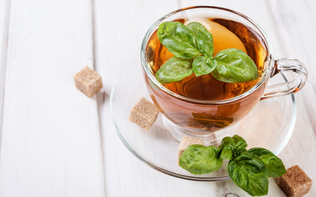 Basil tea