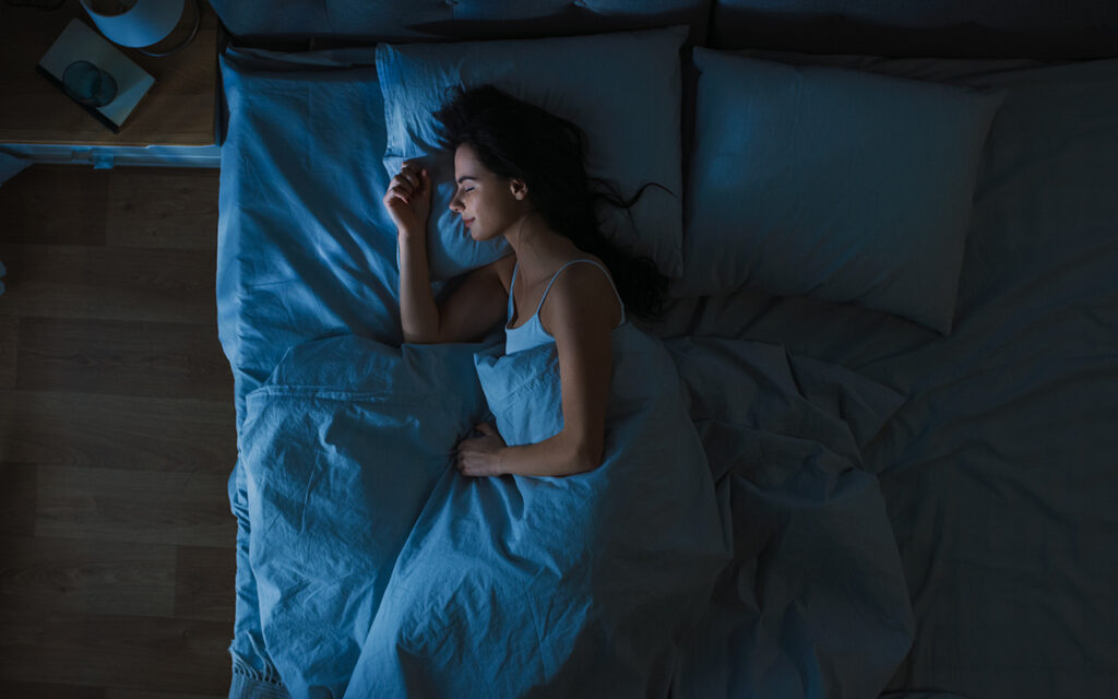 Sleeping woman