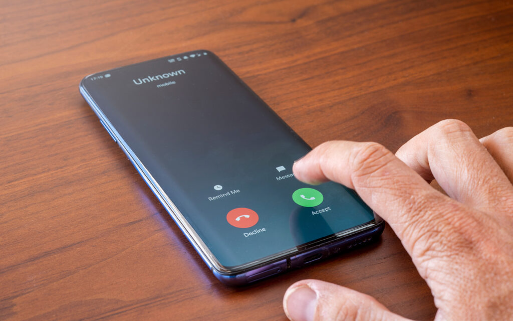 Unknown phone call