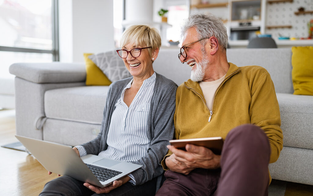 Retired couple