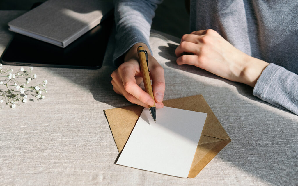Writing a letter